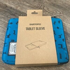 New Burton Tablet Sleeve Case Blue Wallpaper Tribal Animal Print 9.5” x 7.75”